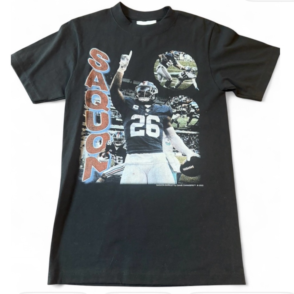 2022 Game Changers Philadelphia Eagles Saquon Barkley Football Graphic T-Shirt
